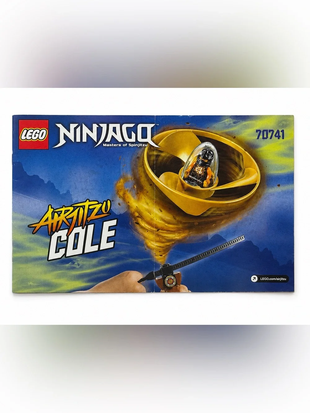 LEGO Ninjago Masters of Spinjitzu Airjitzu Cole Flyer Possession Retired #70741